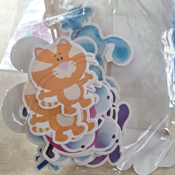 Blues‎ Clues Birthday Party Supplies Kids Decorations Banner Cupcake Topper Dog - Picture 3 of 5